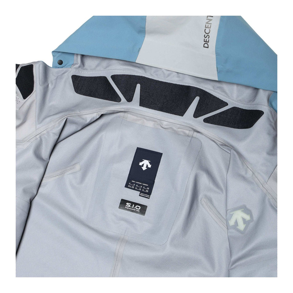 S.I.O Shell 3L Jacket Blue/Grey - Image 8