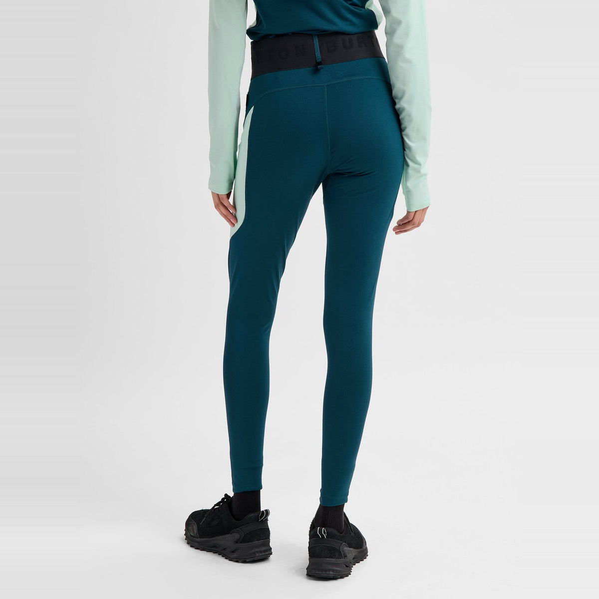 Womens Synthetic Midweight Base Layer Pants Atlantic Teal/Spring Frost - Image 8