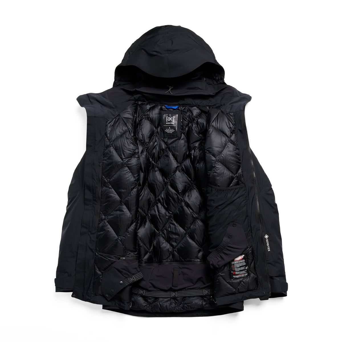 Mens [Ak] Swash Down Insulated Gore-Tex 2L Jacket True Black - Image 8