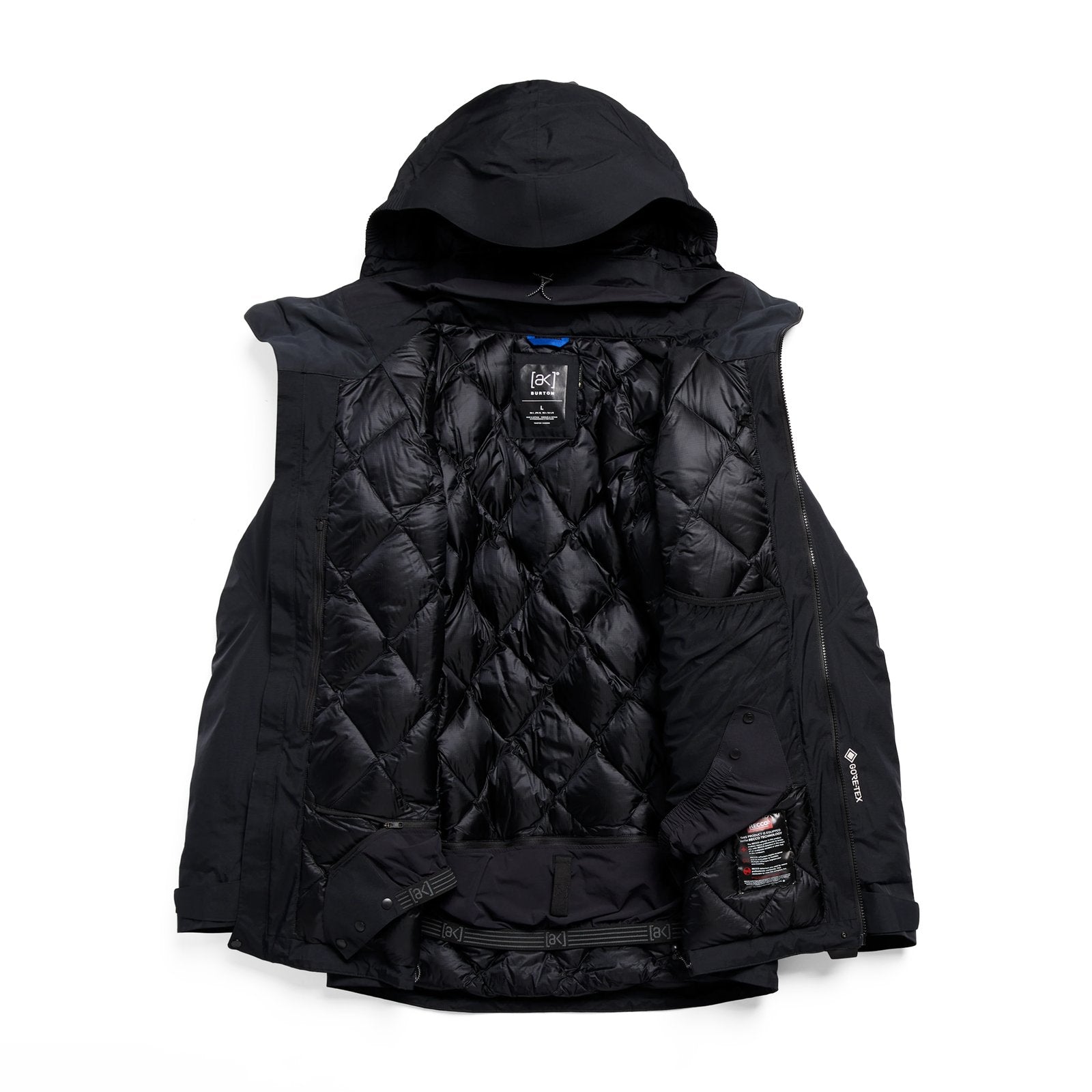 Mens [Ak] Swash Down Insulated Gore-Tex 2L Jacket True Black - Image 8