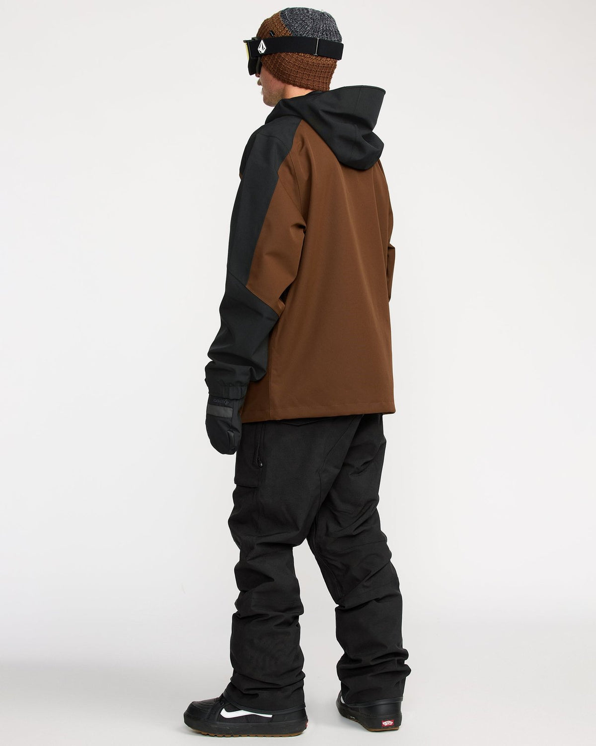 Mens Brighton Full Zip Jacket Brown - Image 8