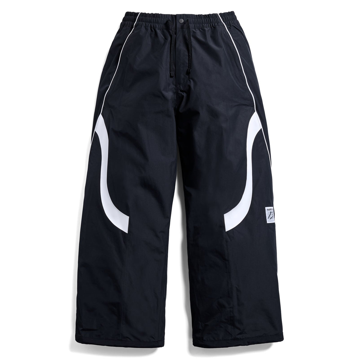 Mens 2L Baggy Simple Pants True Black - Image 8