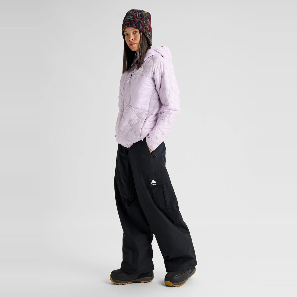Womens Reserve 2L Baggy Pant True Black - Image 8
