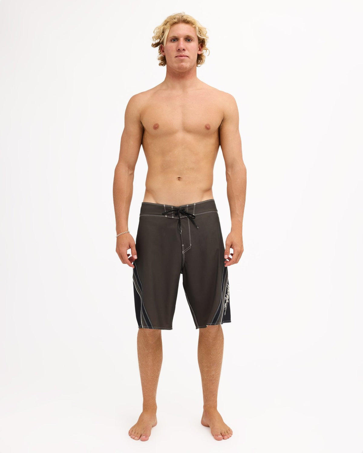 Mens Fluid 2K Pro 21" Board Shorts Dark Brown - Image 8