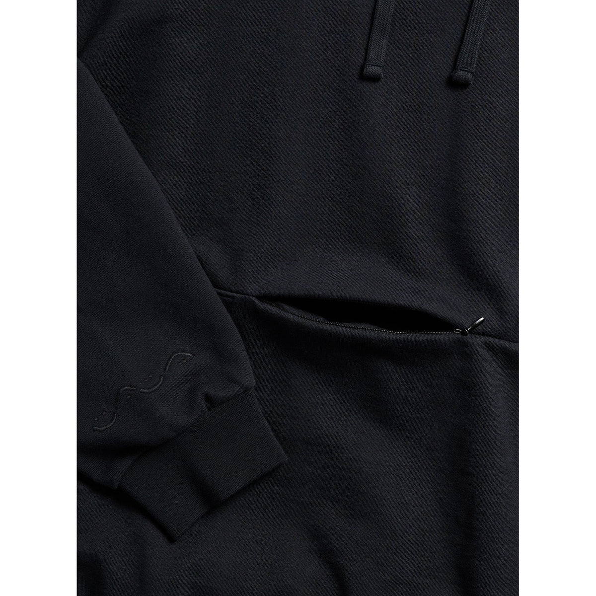 Mens Standard Pullover Hoodie True Black - Image 8