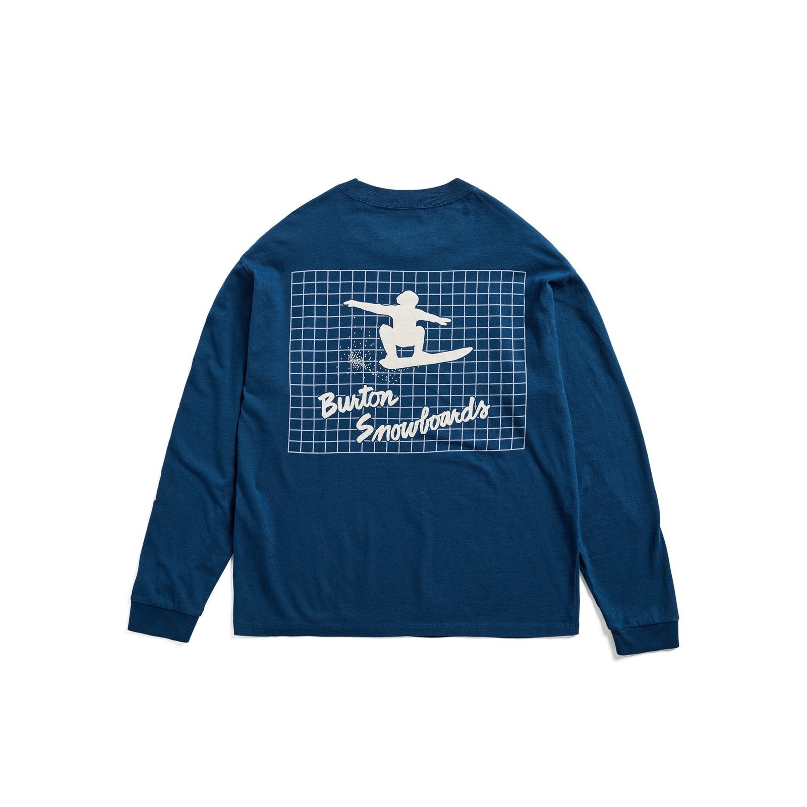 50th 83 Squared Long Sleeve T-Shirt Selvedge Blue - Image 8