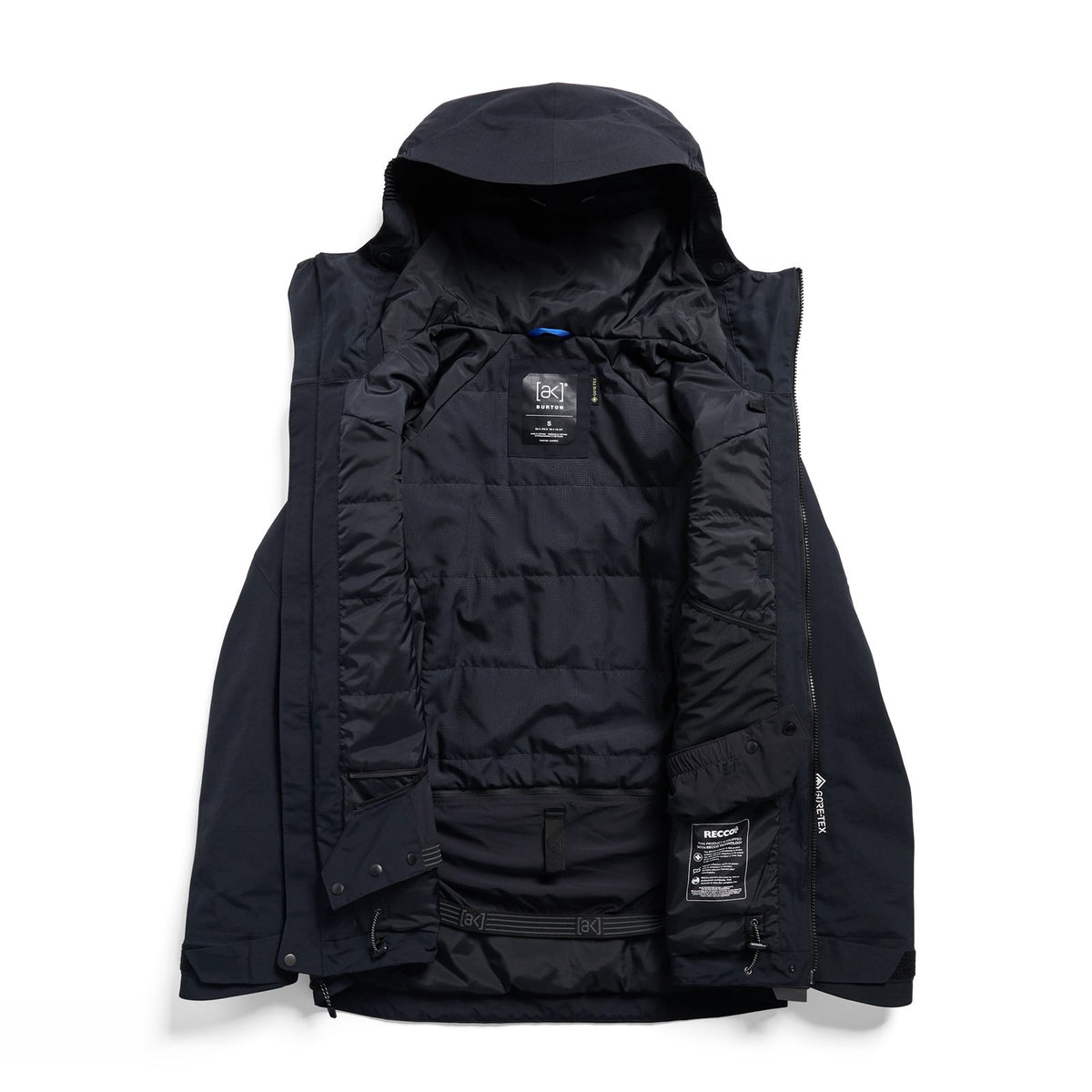 Womens [Ak] Swash Synthetic Insulated Gore-Tex 2L Jacket True Black - Image 8