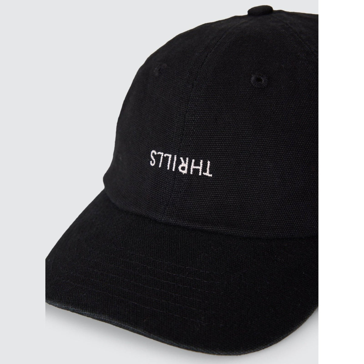 Minimal 6 Panel Cap Washed Black - Image 9