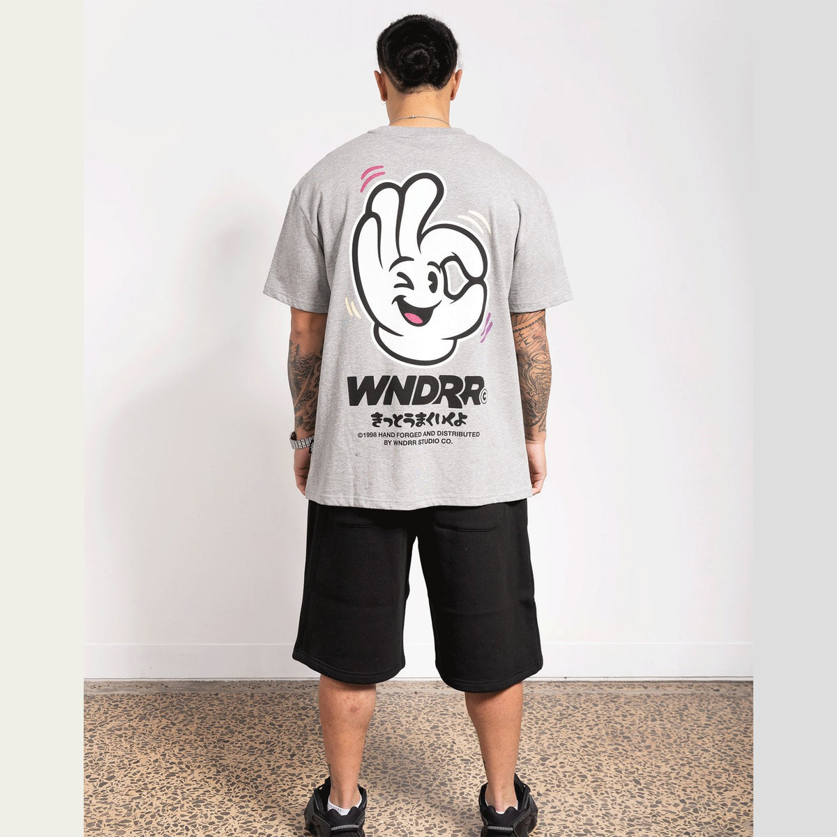 I'm Sure Box Fit Tee Grey Marle - Image 9