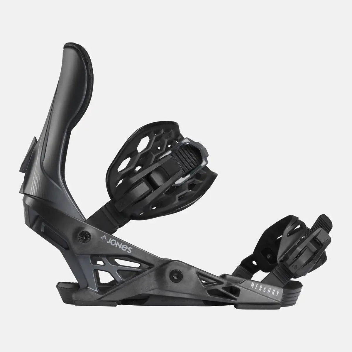 Mens Mercury Snowboard Bindings Storm Gray - Image 9