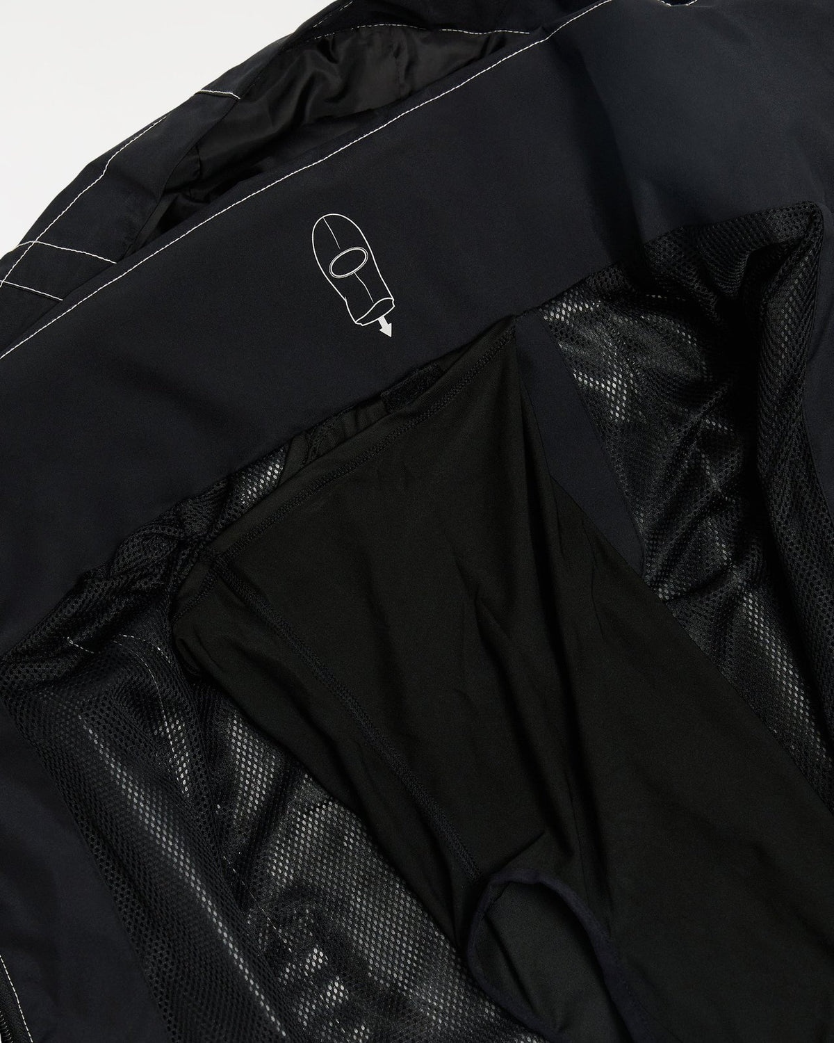Mens Trackstar 10K Snow Jacket Black - Image 9