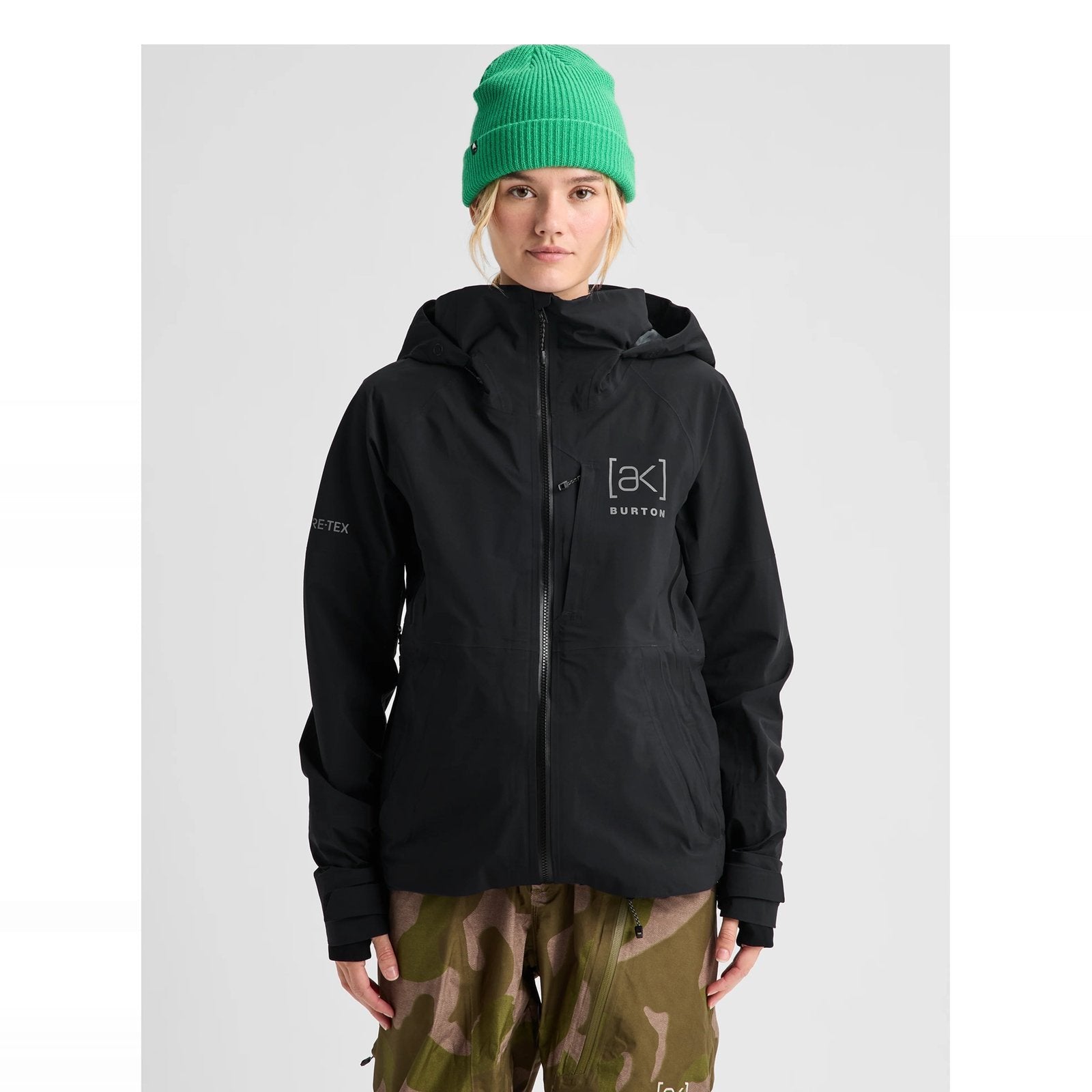 Womens [Ak] Kimmy Gore-Tex 3L Stretch Jacket True Black - Image 1