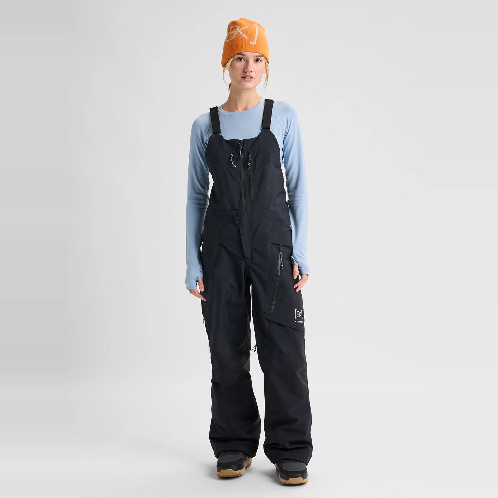 Womens [Ak] Cyclic Gore-Tex 2L Bib Pants True Black - Image 9