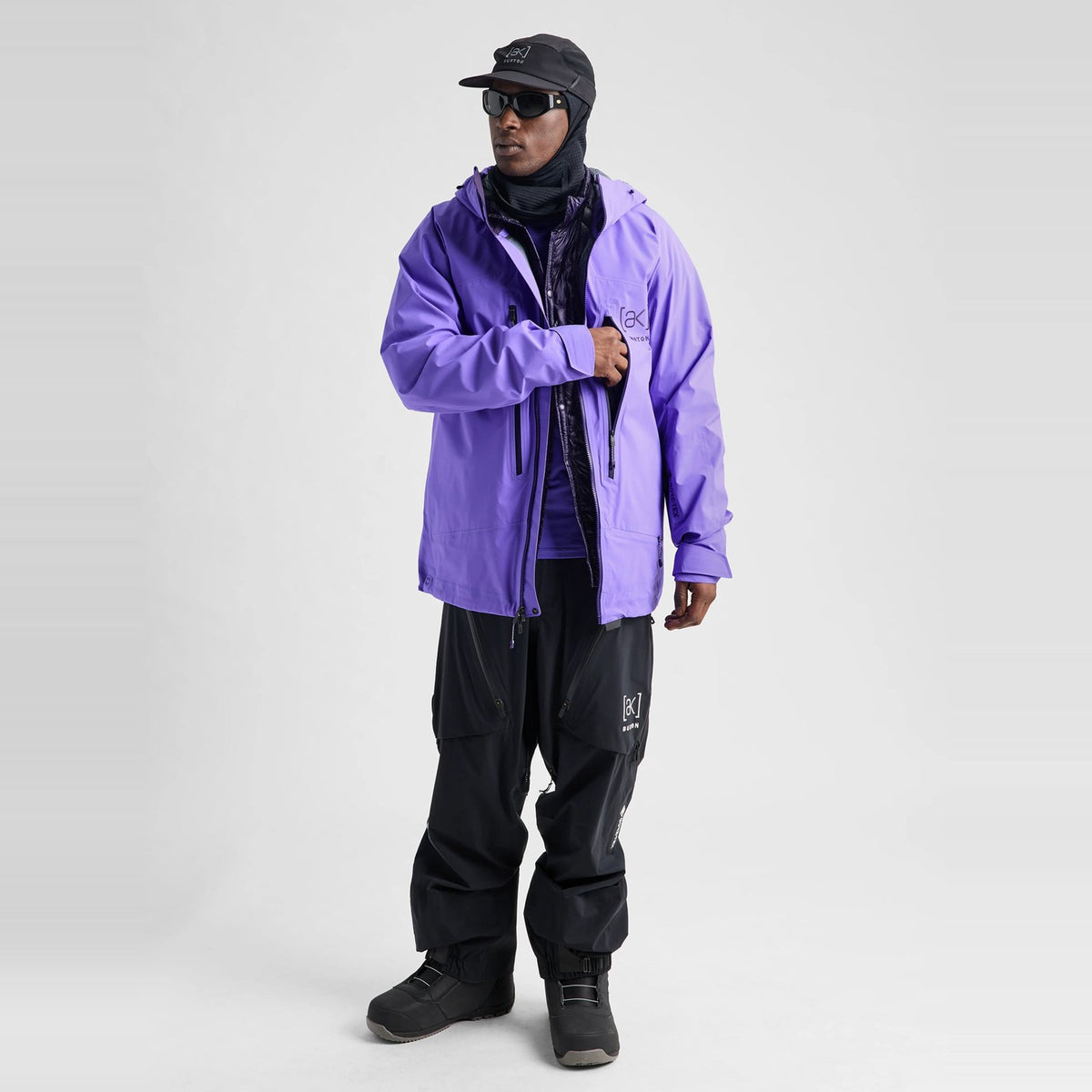 Mens [Ak] Tuvak Gore-Tex C-Knit 3L Jacket Purple Voltage - Image 9