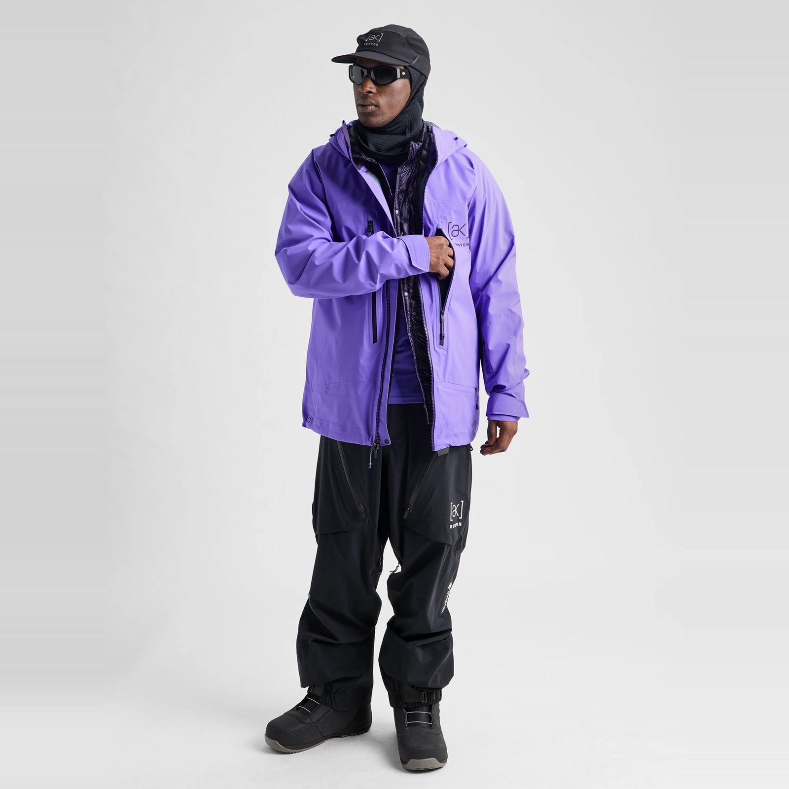 Mens [Ak] Tuvak Gore-Tex C-Knit 3L Jacket Purple Voltage - Image 9