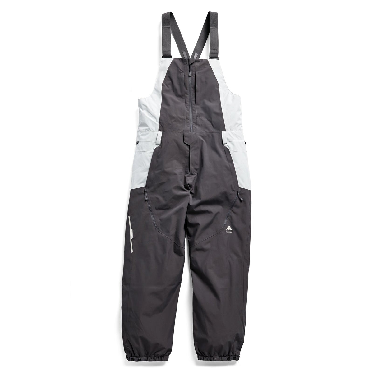 Mens Reserve 2L Relaxed Bib Pants Gotham Gray / Gray Cloud - Image 9