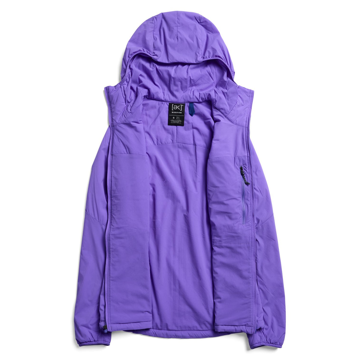 Womens [Ak] Helium Hooded Stretch Insulated Jacket Purple Voltage - Image 9