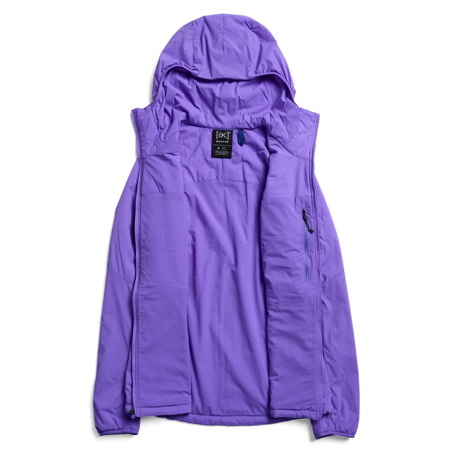 Womens [Ak] Helium Hooded Stretch Insulated Jacket Purple Voltage - Image 9