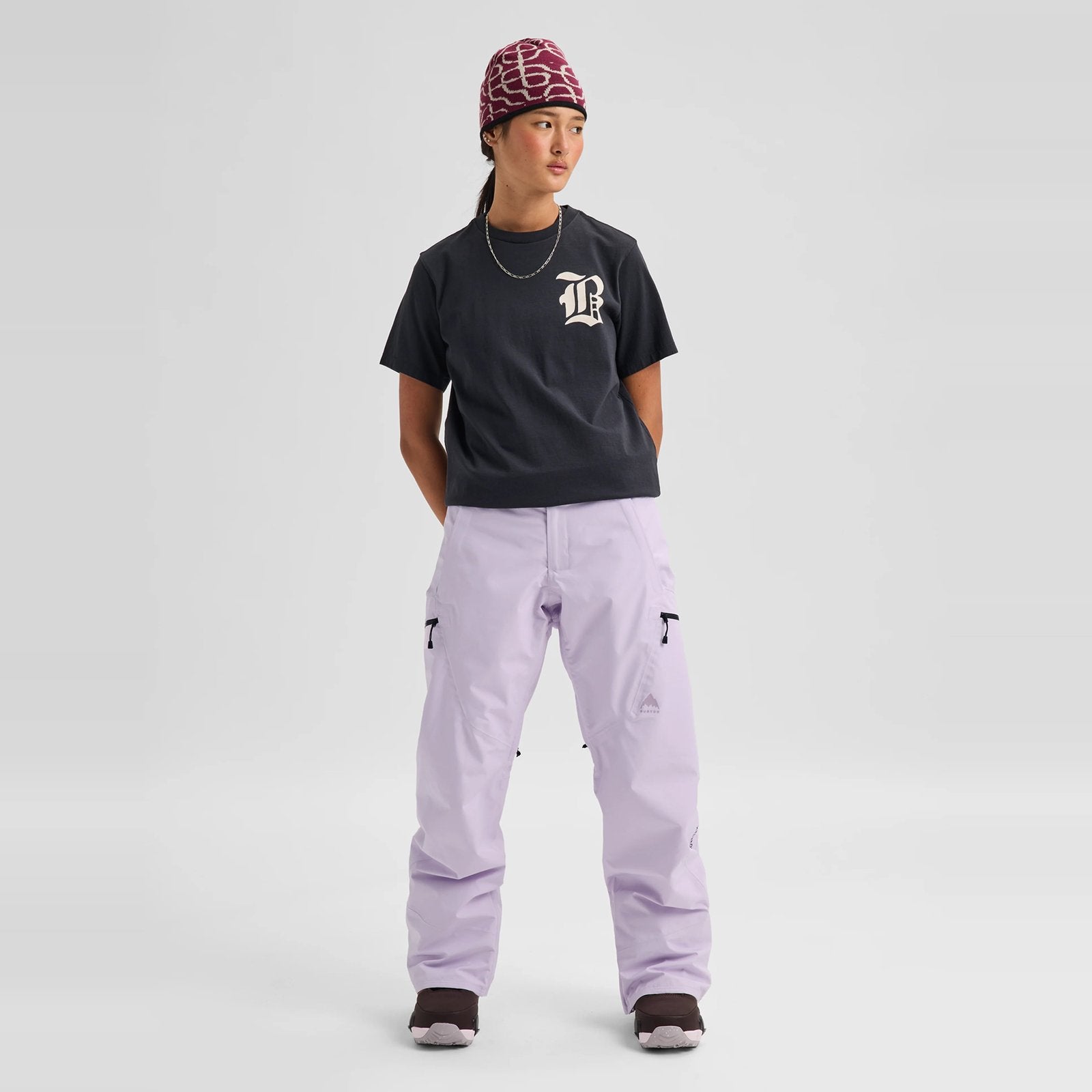Womens Reserve Gore-Tex 2L Pants Moondust Purple - Image 9