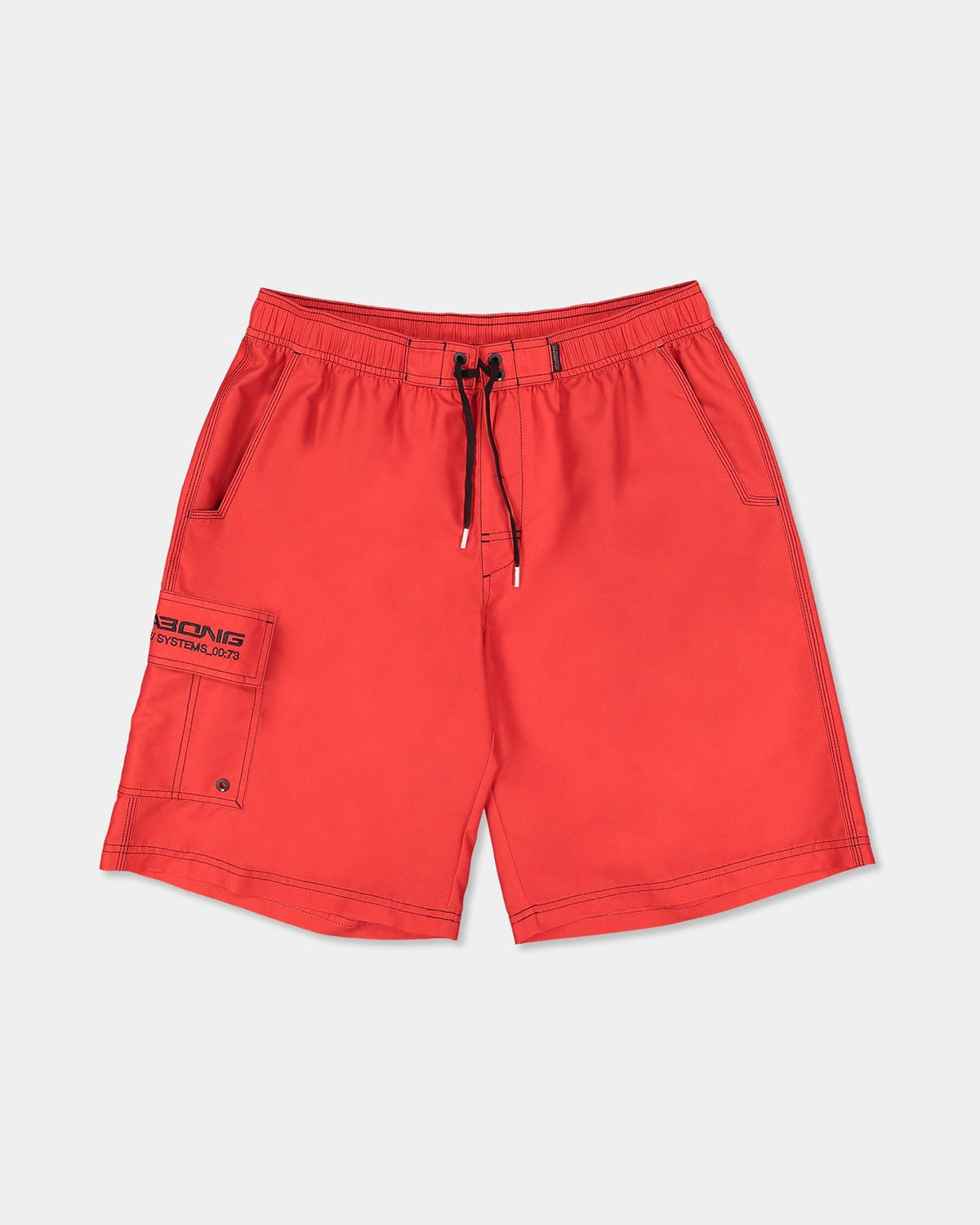 Mens Throw On 22" Shorts Red Core - Image 9