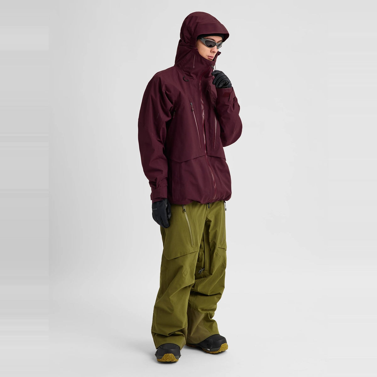 Mens [Ak] Swash Synthetic Insulated Gore-Tex 2L Jacket Rum Raisin - Image 9