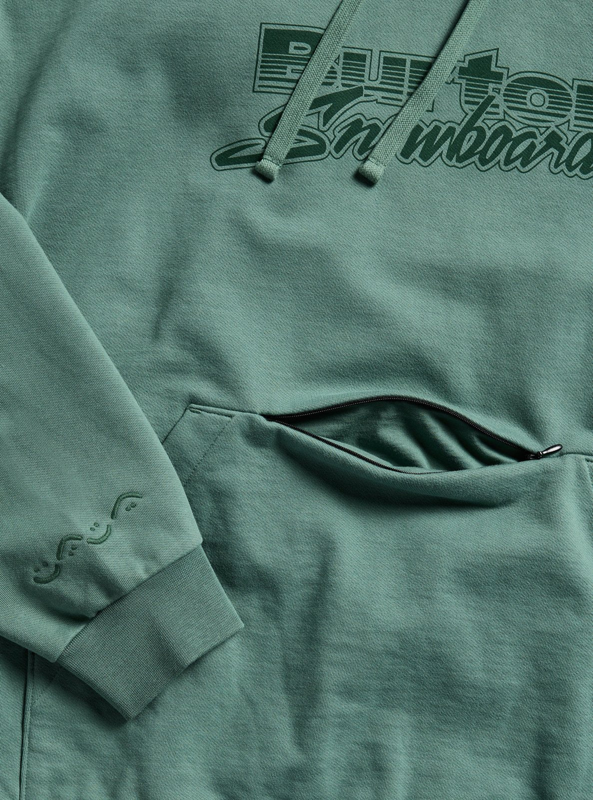 Mens Standard Pullover Hoodie Chillin` Grn - Image 9