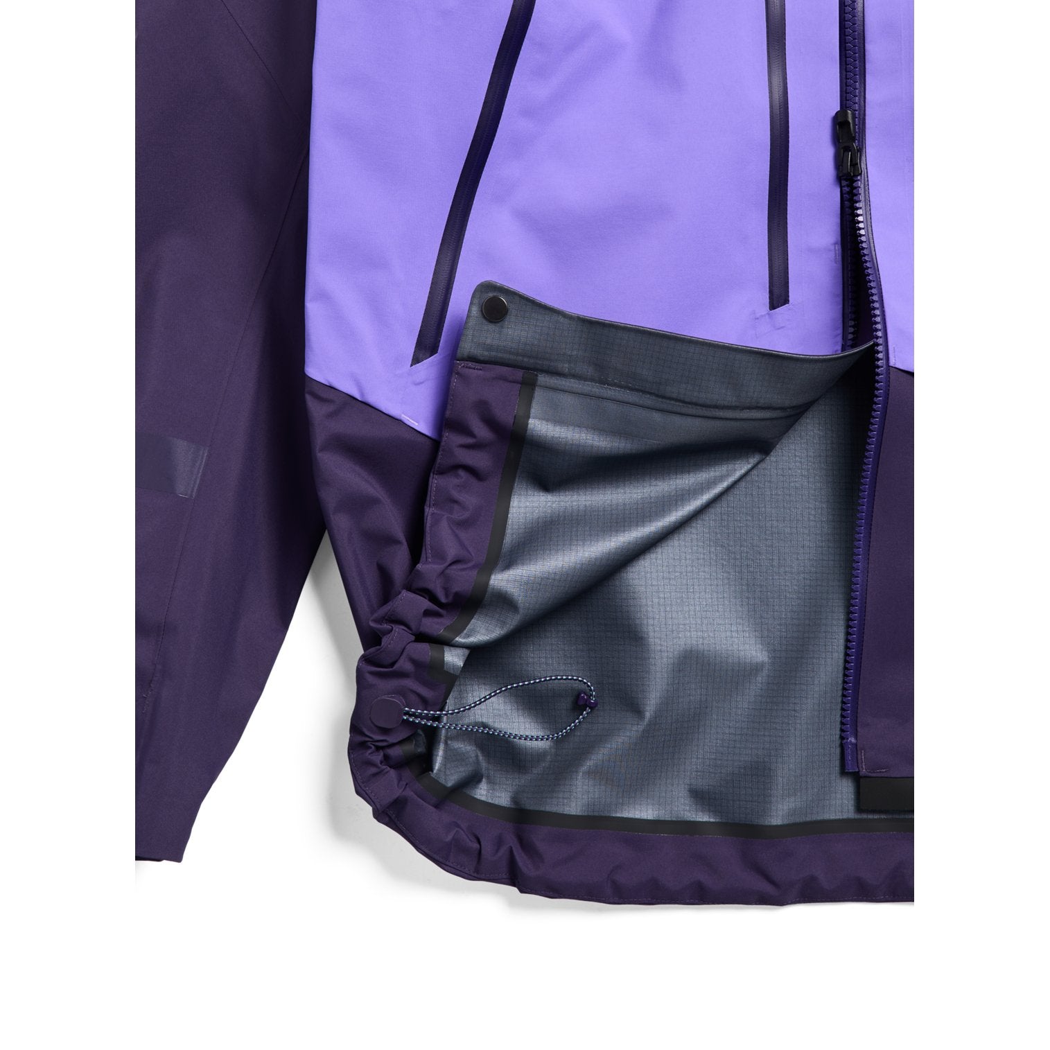 Womens [Ak] Acamar Gore-Tex Pro 3L Jacket Nightshade Purple / Purple Voltage - Image 9