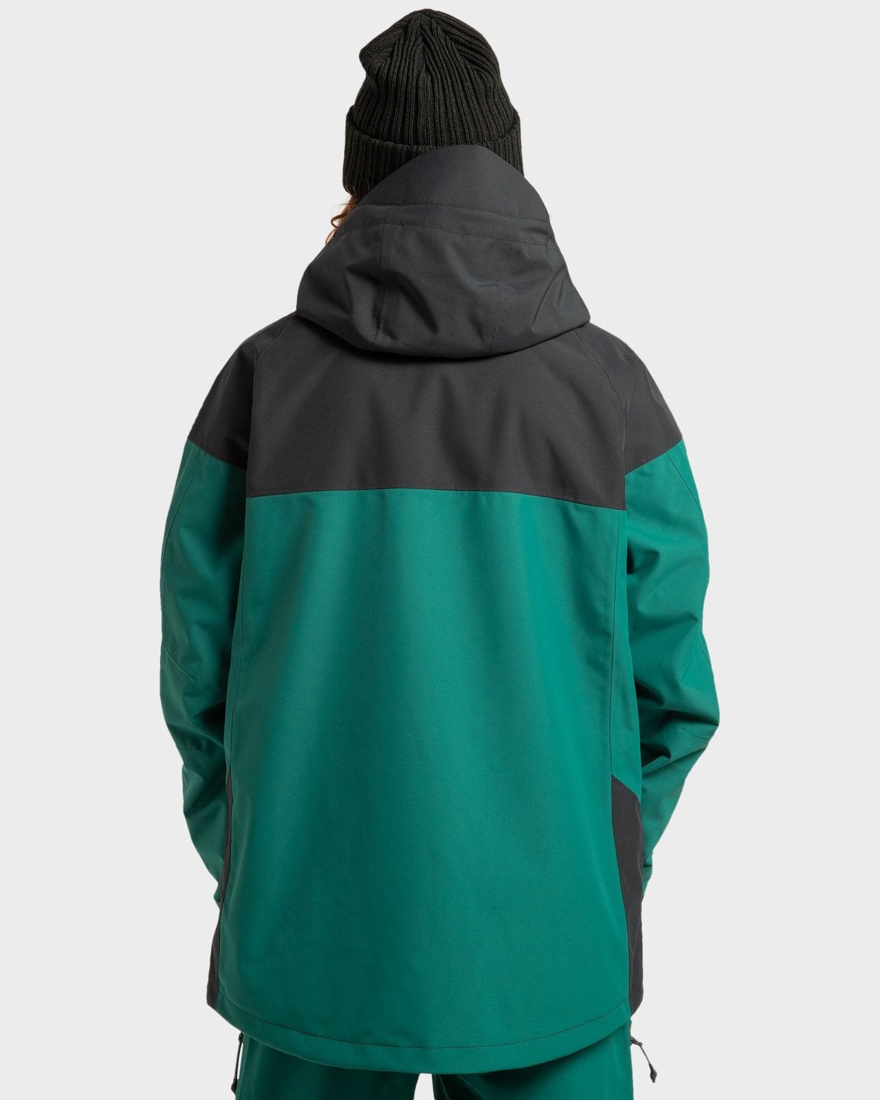 Mens Intel 30K Snow Jacket Black / Deep Teal - Image 9