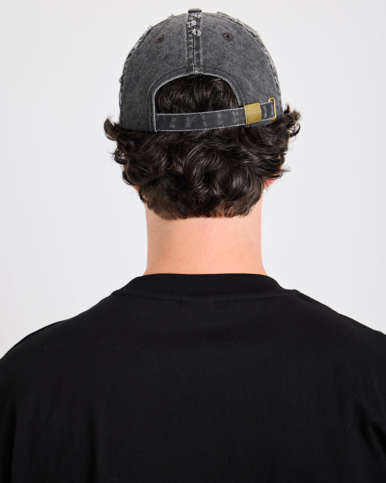 Stxr Distressed Cap Washed Black - Image 3