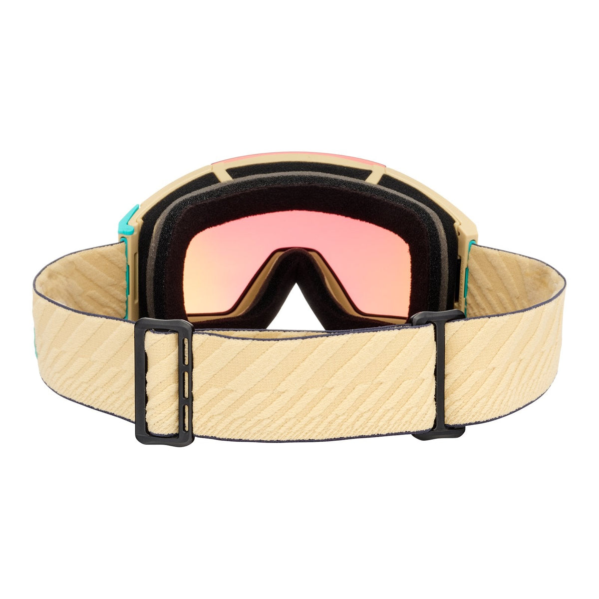 Sync Low Bridge Fit Goggles + Bonus Lens + Mfi Face Mask Beechwood - Perceive Variable Green Lens (22% / S2) w/ Perceive Cloudy Pink Lens (53% / S1) - Image 4