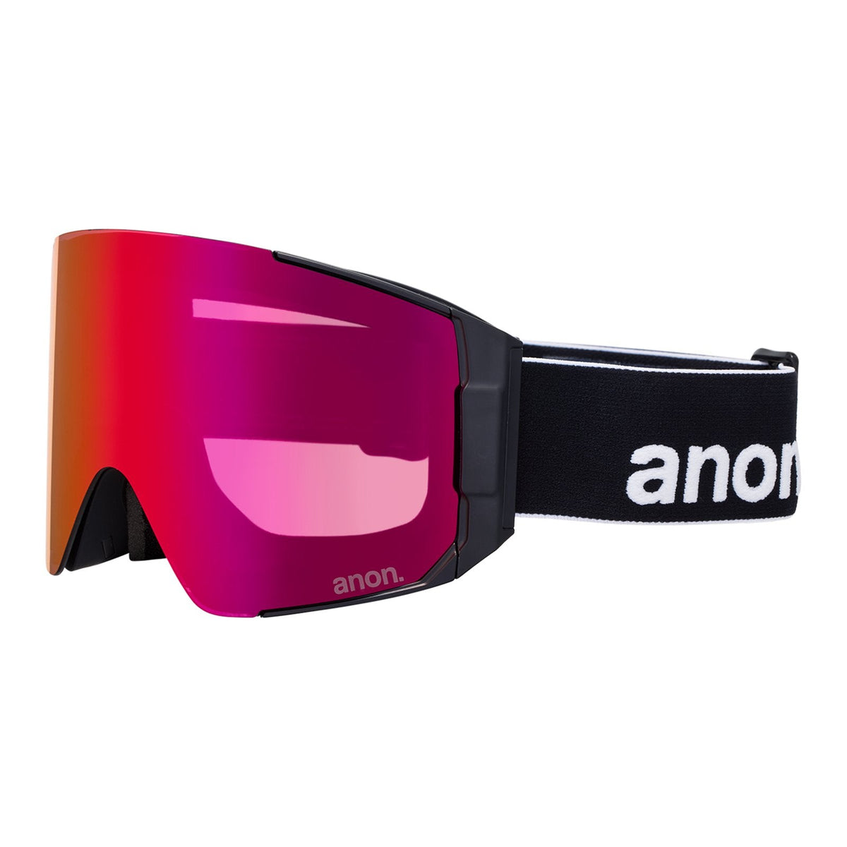 Sync Low Bridge Fit Goggles + Bonus Lens + Mfi Face Mask Black - Perceive Sunny Red Lens (14% / S3) w/ Perceive Cloudy Burst Lens (59% / S1) - Image 1