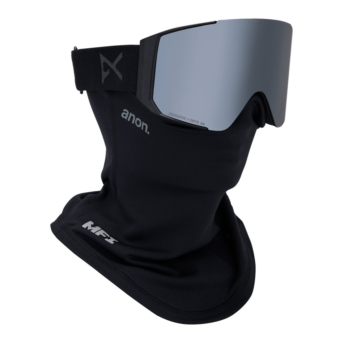 Sync Low Bridge Fit Goggles + Bonus Lens + Mfi Face Mask Smoke - Perceive Sunny Onyx Lens (6% / S4) w/ Perceive Variable Violet Lens (34% / S2) - Image 5