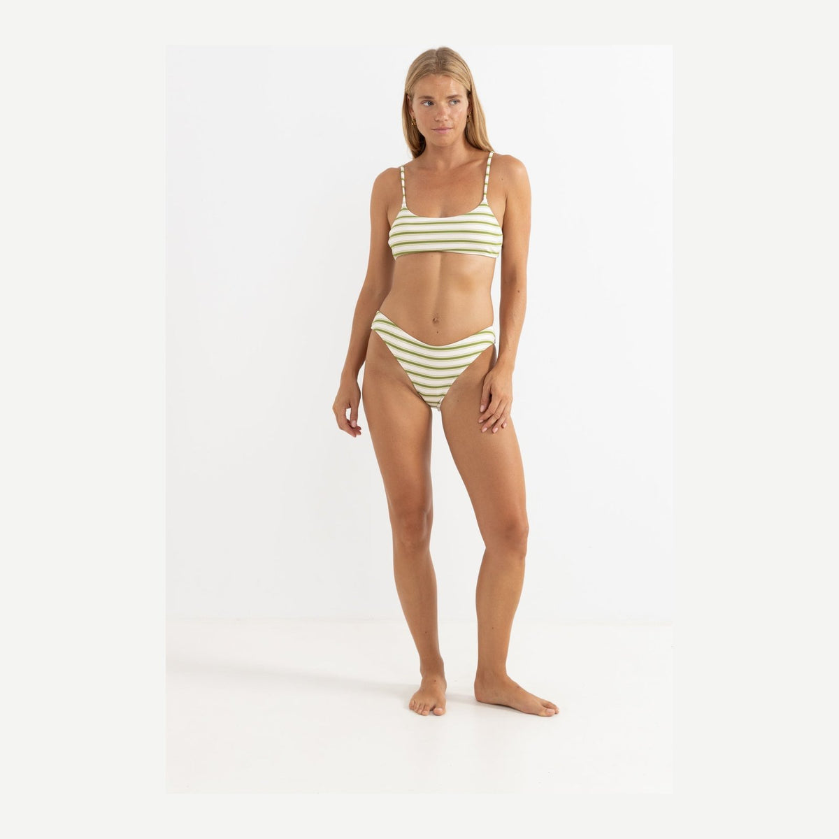 Tami Stripe Holiday Pant Green - Image 5