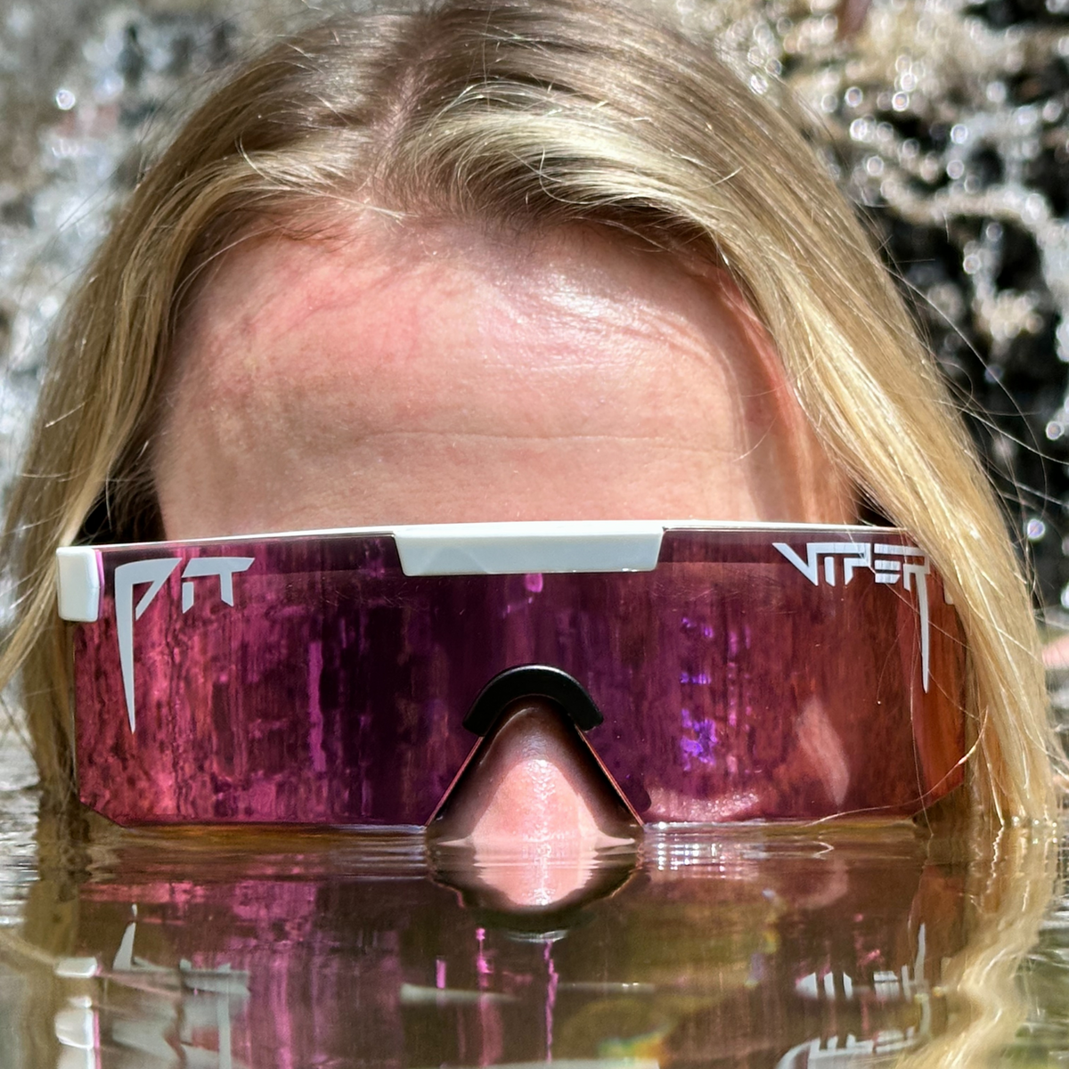 The Miami Nights Original 2.0 Suunglasses - Wide HDPV Polarized Pink