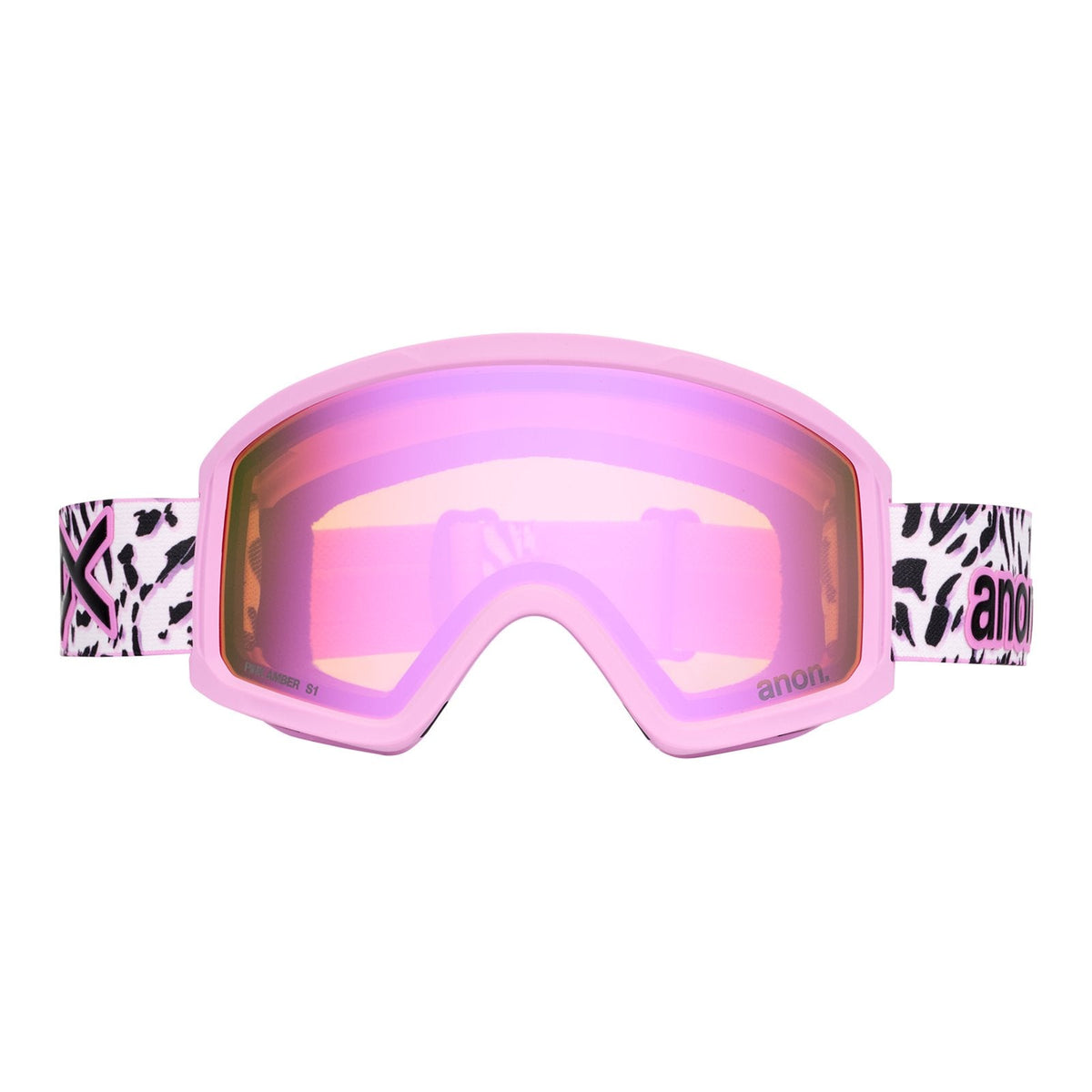 Tracker 2.0 Goggles + Mfi Face Mask Leopard Pink - Pink Amber Lens (50% / S1) - Image 2