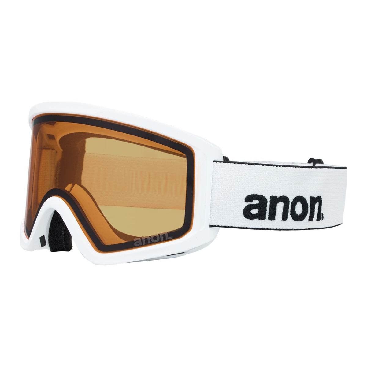 Tracker 2.0 Goggles + Mfi Face Mask White - Amber Lens (55% / S1) - Image 1