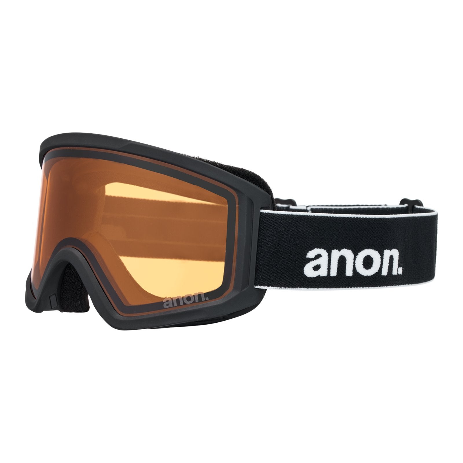 Tracker 2.0 Low Bridge Fit Goggles + Mfi Face Mask Black - Amber Lens (55% / S1) - Image 1