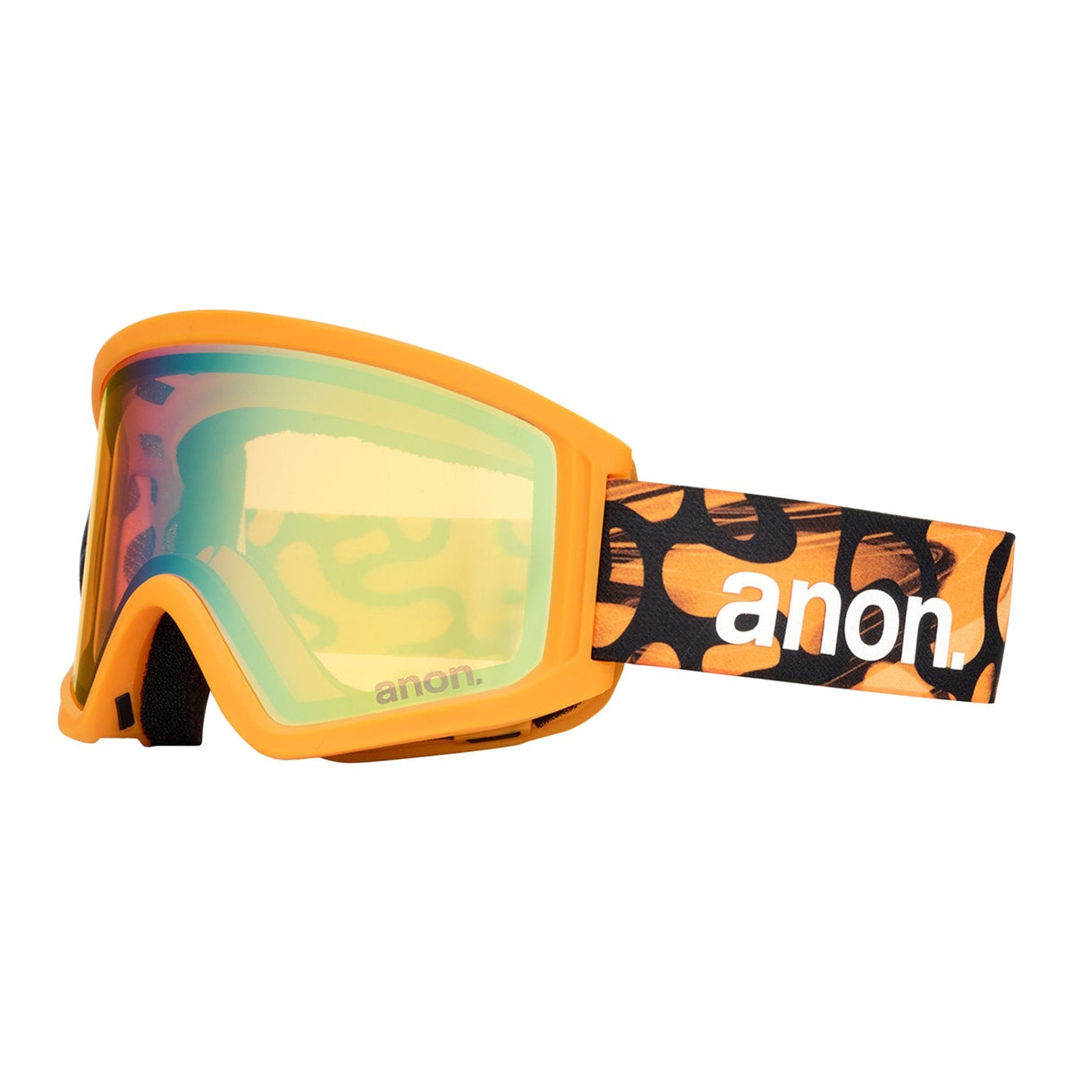 Tracker 2.0 Low Bridge Fit Goggles + Mfi Face Mask Blobs - Gold Amber Lens (32% / S2) - Image 1