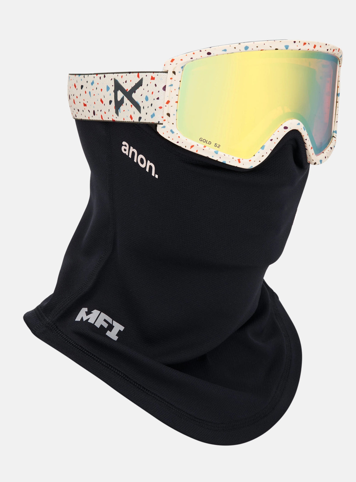 Tracker 2.0 Snow Goggle Frame: Speckles, Lens: Gold Amber - Image 5