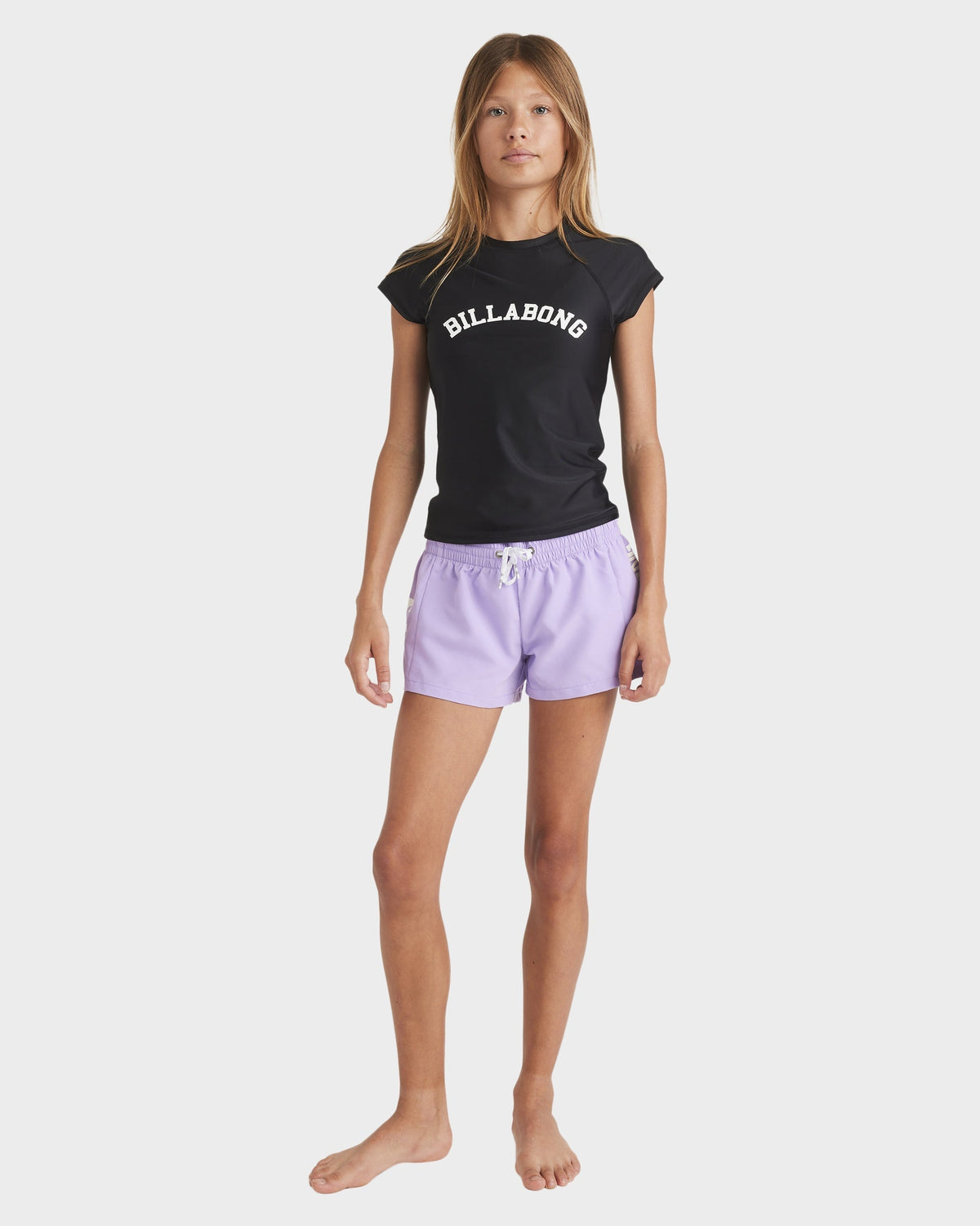 Womens Heat Wave Board Short Light Purple - Image 5