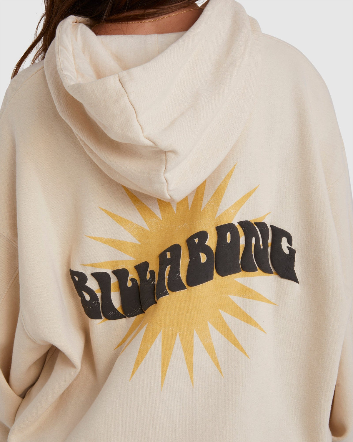 Womens Sunlight Kendall Pullover Hoodie White Cap - Image 4