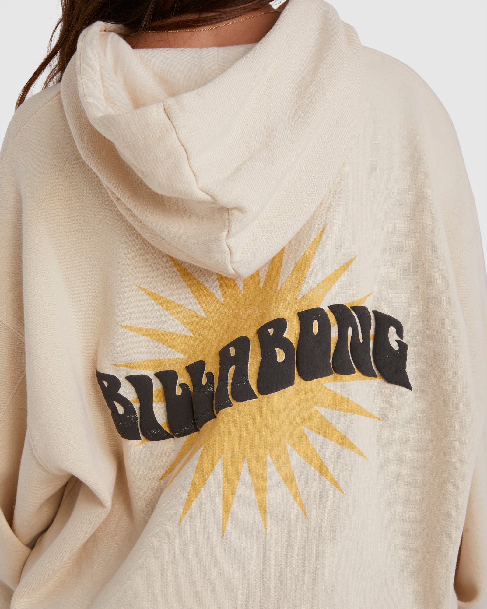 Womens Sunlight Kendall Pullover Hoodie White Cap - Image 4