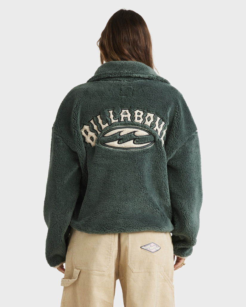 Womens Old Days Half Zip Pullover