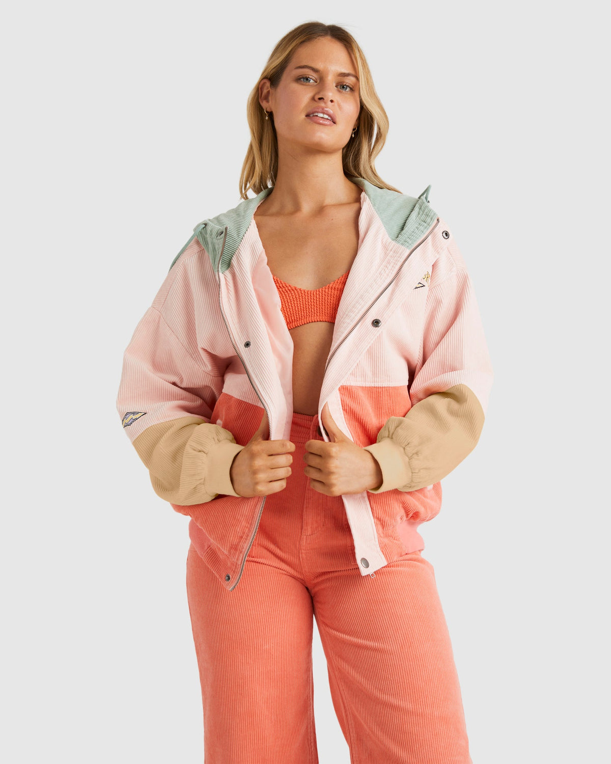 Womens Set The Tone Jacket Multi - Image 1