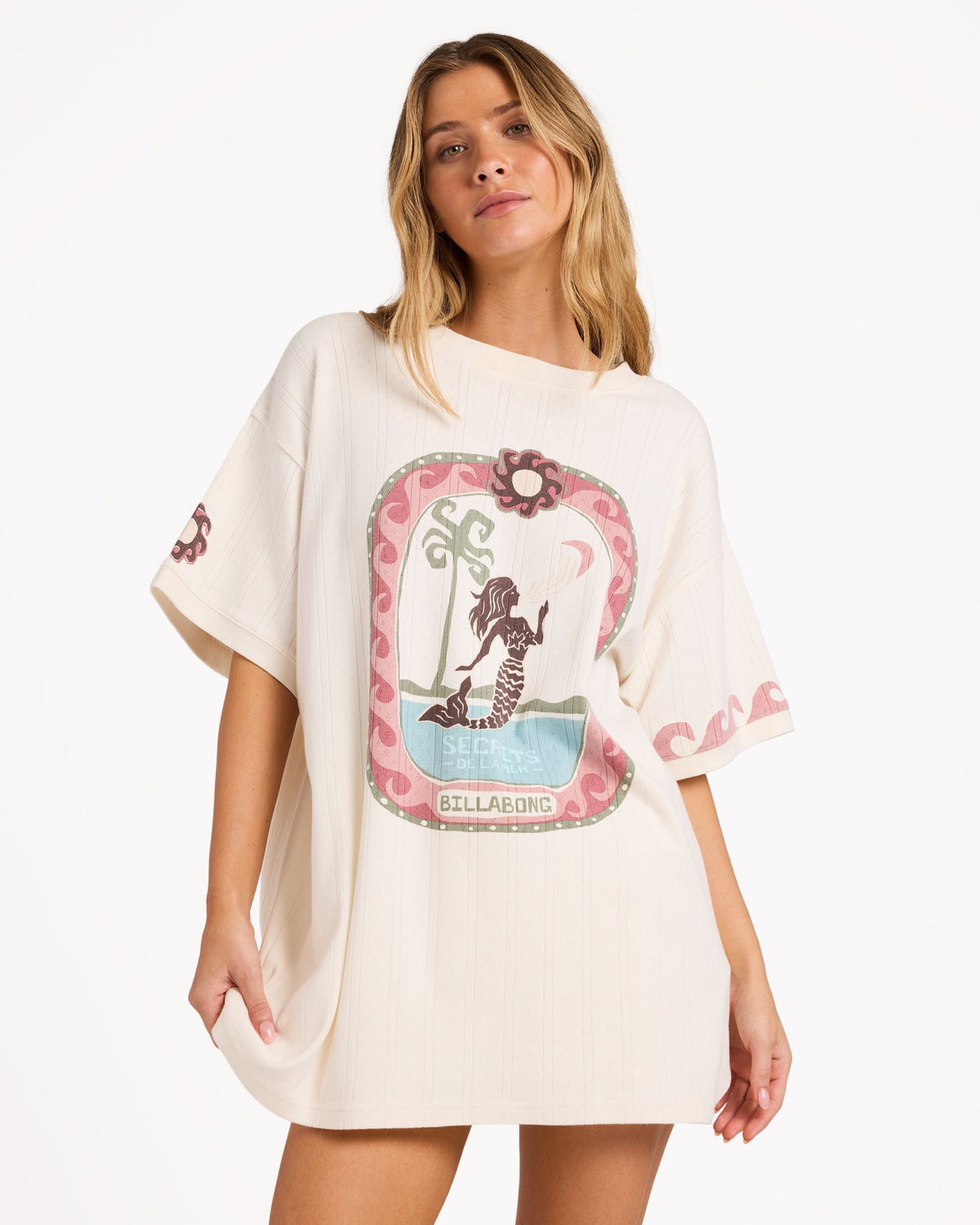 Womens Secret Beach T-Shirt Salt Crystal - Image 2