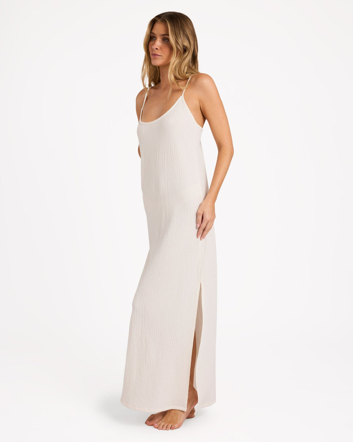 Womens Beach Bliss Maxi Dress Salt Crystal - Image 4