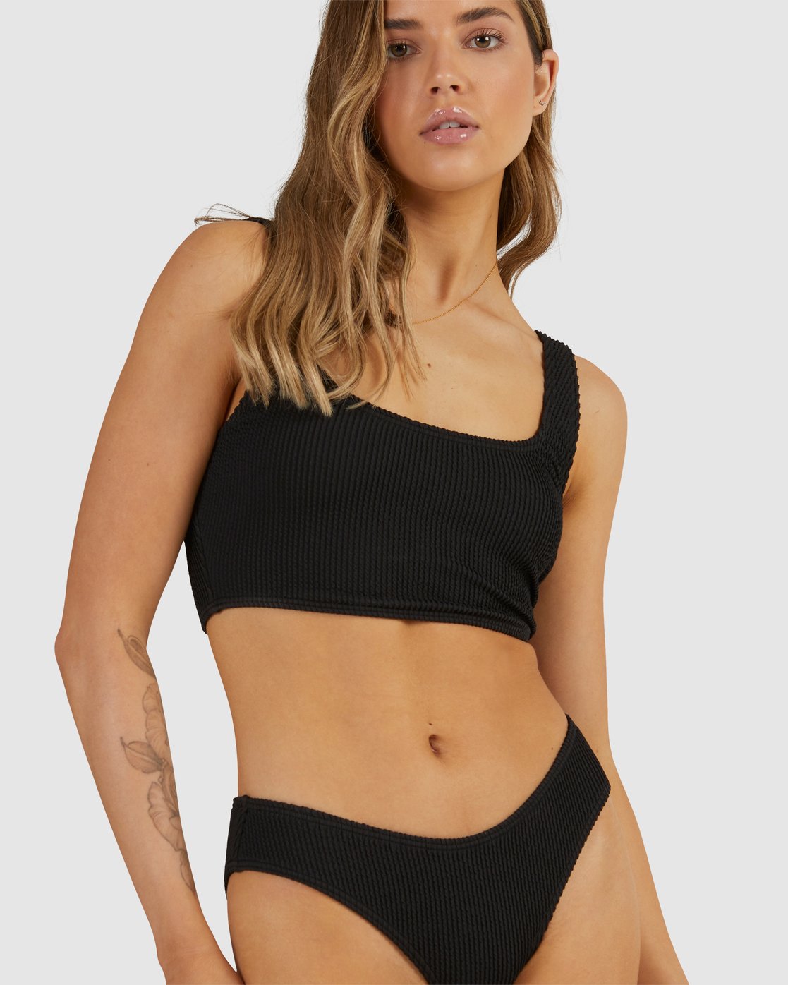 Summer High Crop Bikini Top
