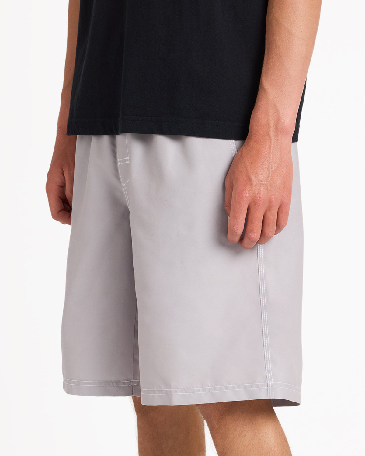 Mens Throw On 22" Shorts Ash - Image 7