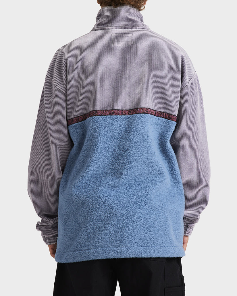 Mens Space Lobster Half Zip Fleece Pullover