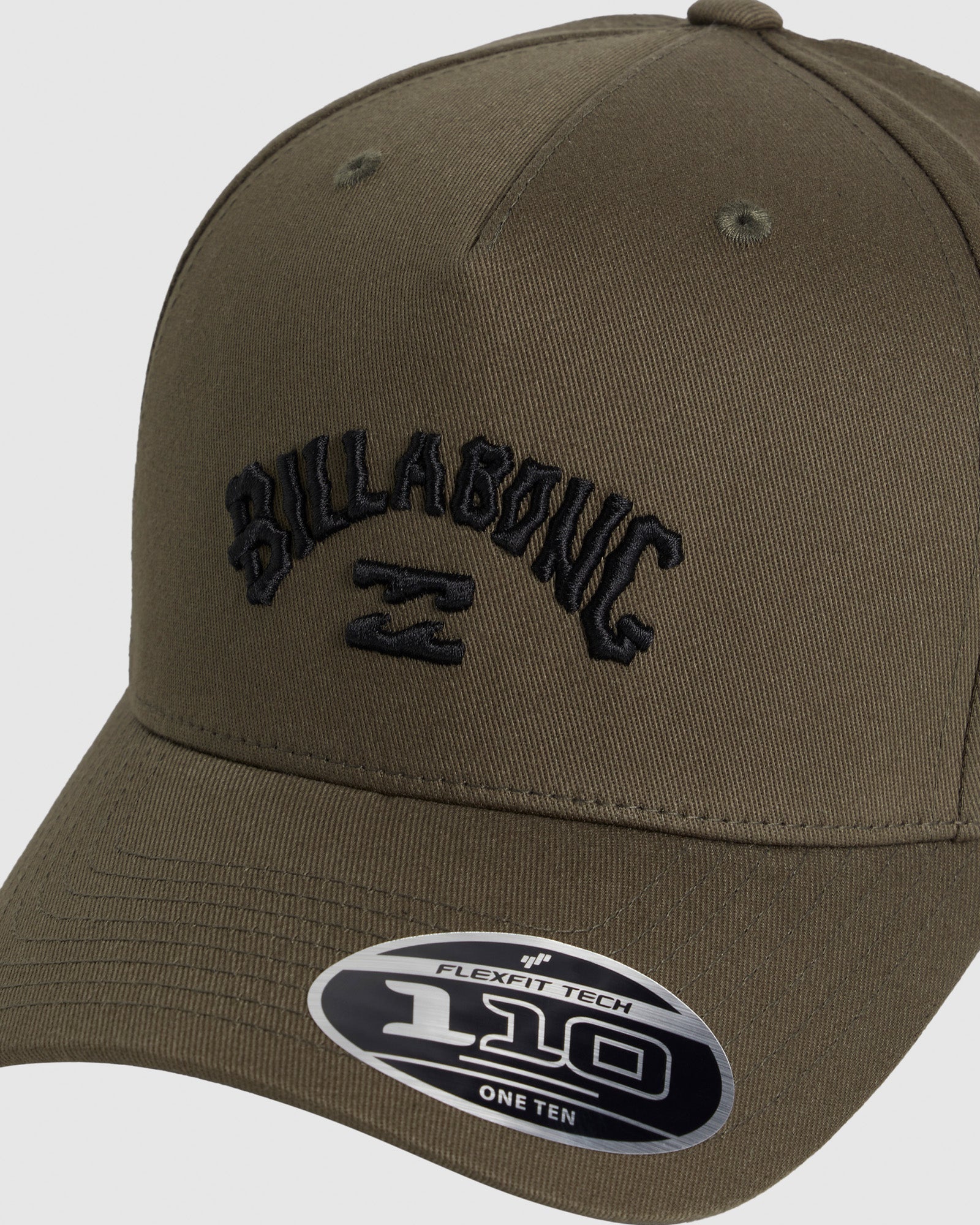 Mens Arch Flexfit 110 Snapback Cap Dark Military - Image 6